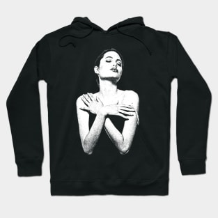 Young Angelina Jolie Hoodie